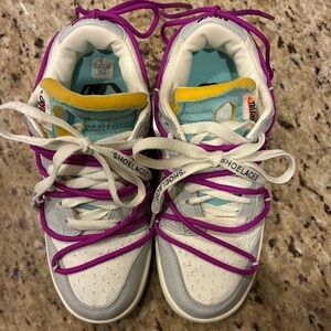 Nike Off-White x Dunk Low DM1602-100 Size 4 used